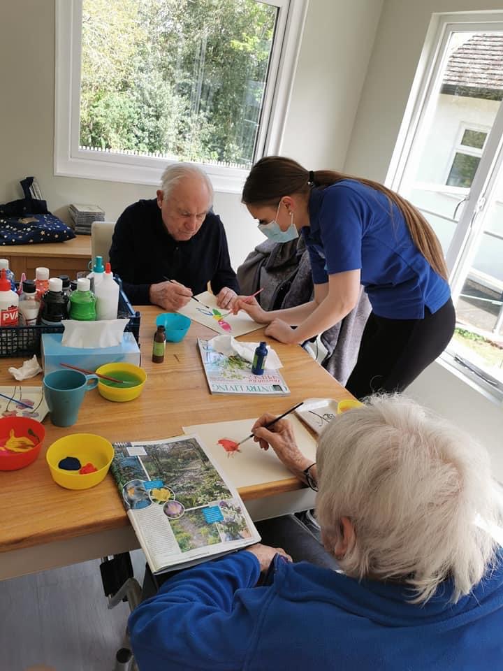 Arts and crafts session